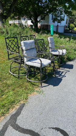 Free Bar Height Chairs Cushions 10.00 Each