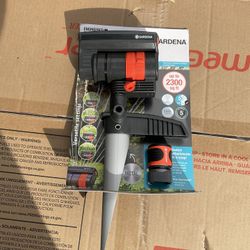 GARDENA ZoomMaxx Oscillating Sprinkler on Metal Step Spike