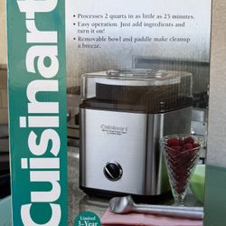 Cuisinart Pure Indulgence 2-Quart Ice Cream, Frozen Yogurt & Sorbet Maker (Model CIM-60PC)