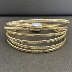 14kt 7 Day Bangle Set 