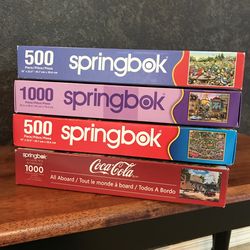 4 Springbok Jigsaw 🧩 Puzzles