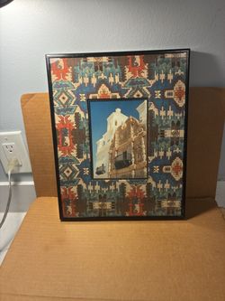 *** 2 FABRIC & PHOTO FRAMED PICTURES - Please read entire description below 👇