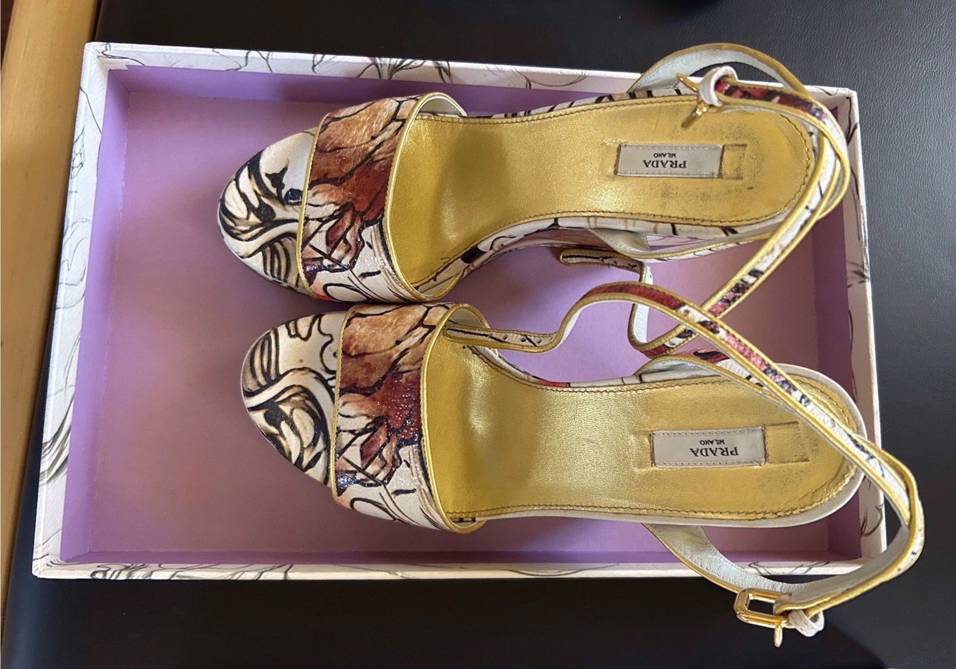 DESIGNER SHOE BUNDLE - SOLD AS A SET ONLY **Prada And Christian Louboutin **