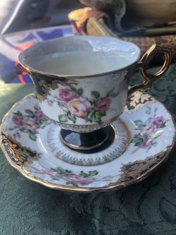 Tea cup and plate