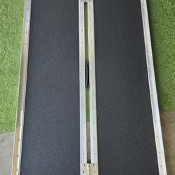 Wheelchair Ramp 4FT, Non-Slip Aluminum Ramps for Wheelchairs for Home, Handicap Wheelchair Ramps for Home Steps