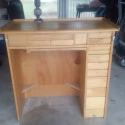 Vintage Watchmaker Bench Desk
