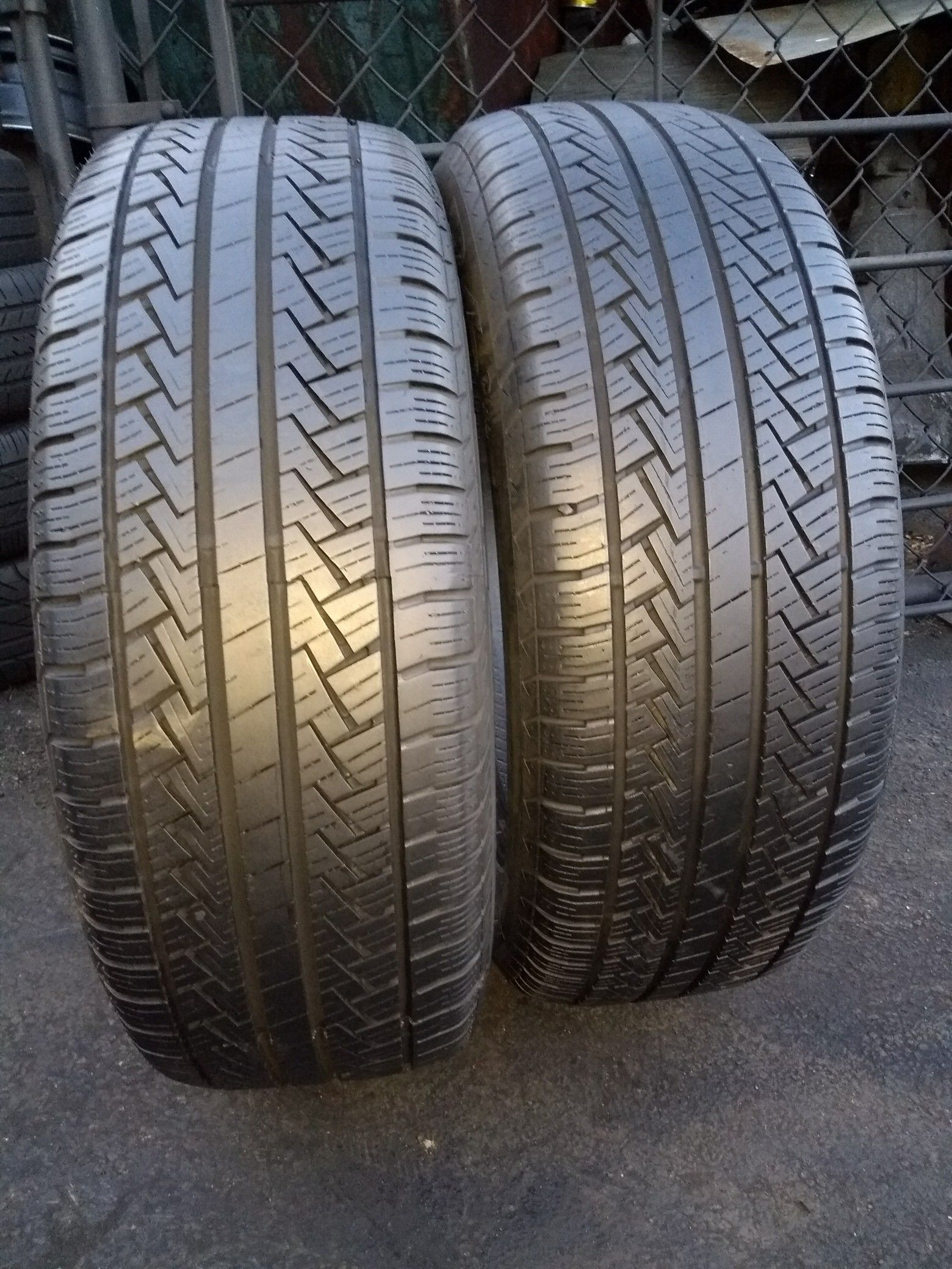 Two good tires for sale