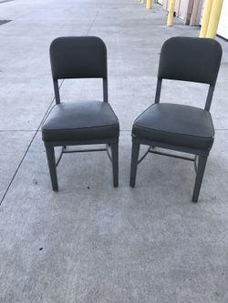 Kuehne 1950s armless office chairs