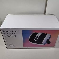 CLOUD MASSAGE Shiatsu Foot and Calf Massager with REMOTE and Heat Therapy New