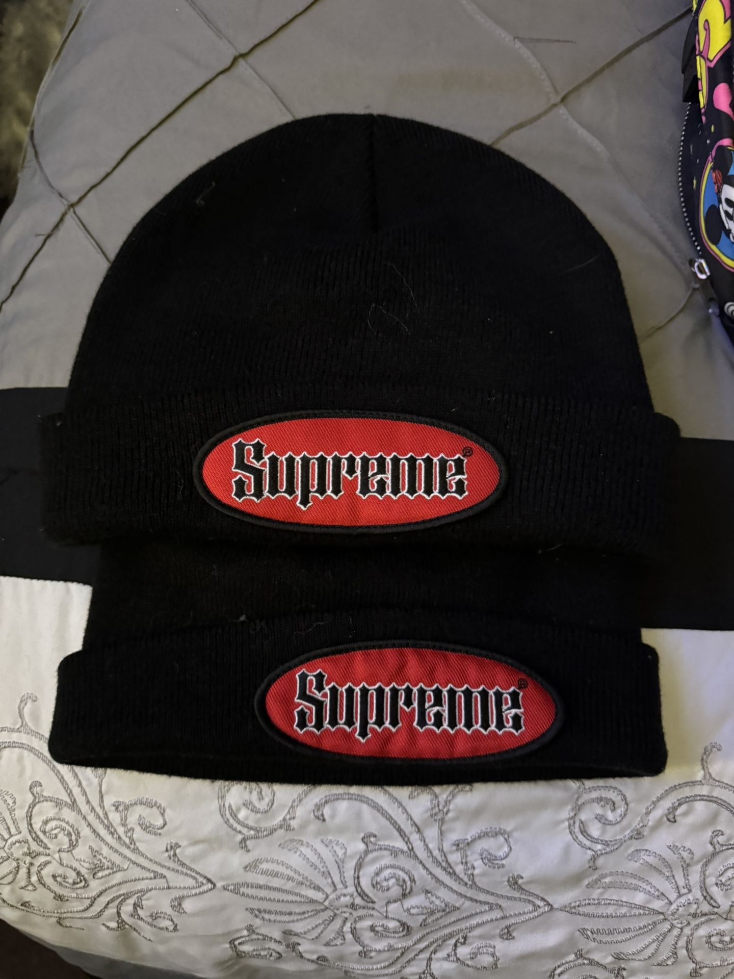 Two Supreme Beanies