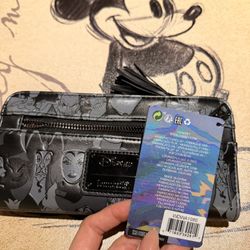 New Disney Villains Debossed Loungefly Wallet