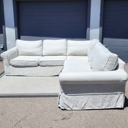 Pottery Barn Sectional Couch 
