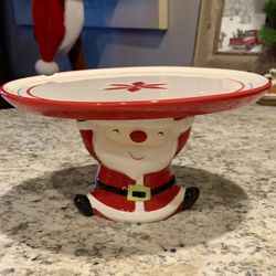 Christmas Santa Claus  Platter