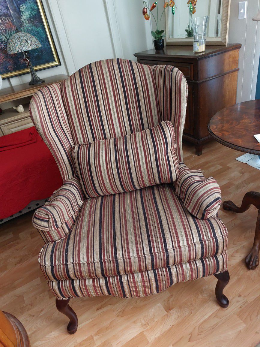2 Wingback Chairs $125.00 For Both
