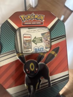 Eevee Tin Filled With Pokemon TCG Code Cards!