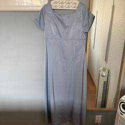 Blue Bridesmaid Dress