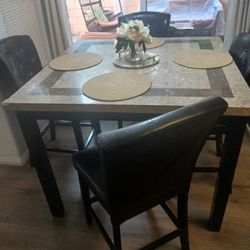 Marble Table Set 