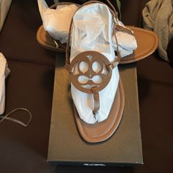 Coach Jacinto Leather Sandals 