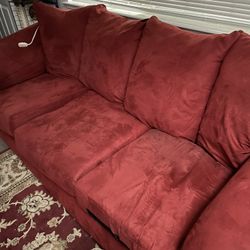 Red couch set $100
