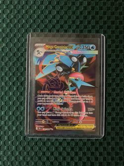 Pokemon Chaos Rising Mega Greninja Ex Ultra rare #100