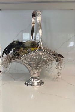 Antique Silver Basket