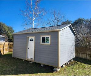 16x20 GABLE BUILT SHED perfect for tiny home / extra backyard storage shell space