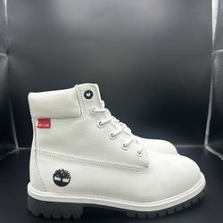 White Helcor Timberlands 