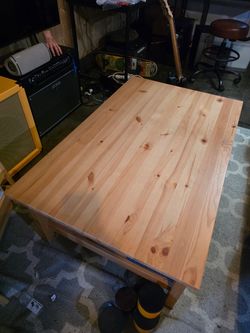 Solid Wood Coffee Table Natural Pine