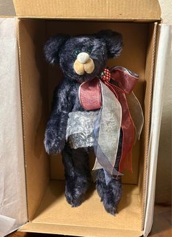 DANNY BLUE BEAR - 100% Mohair - NEW