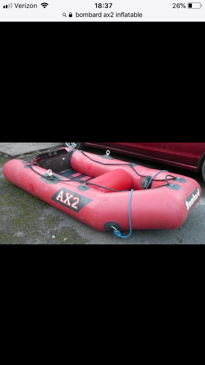 Bombard AX2 rubber dinghy boat