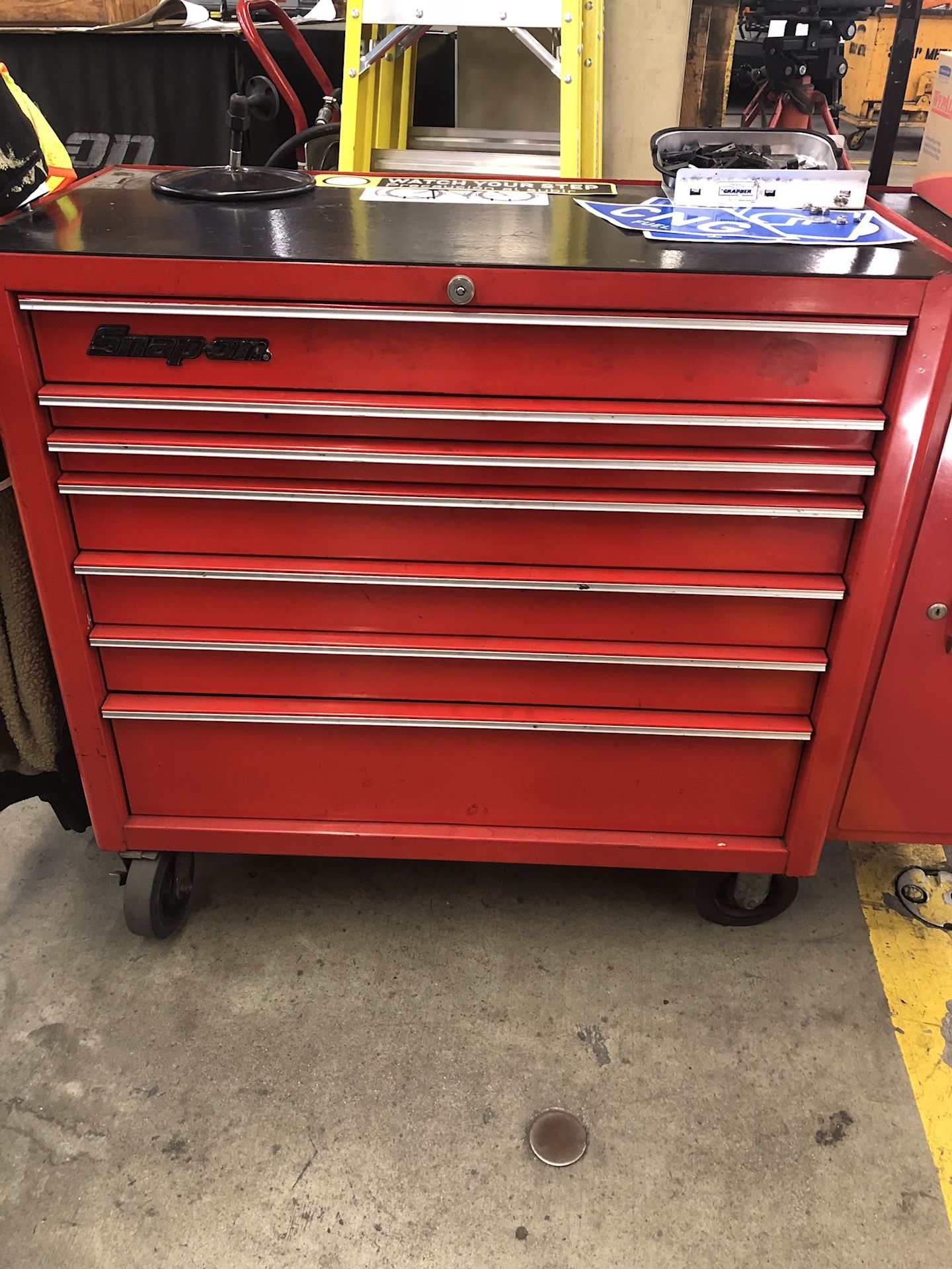 Snap on box comes with key