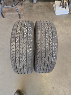 235/55/20 Bridgestone Dueler 2 For $40 6/32nd 1patch  Dot# 0319