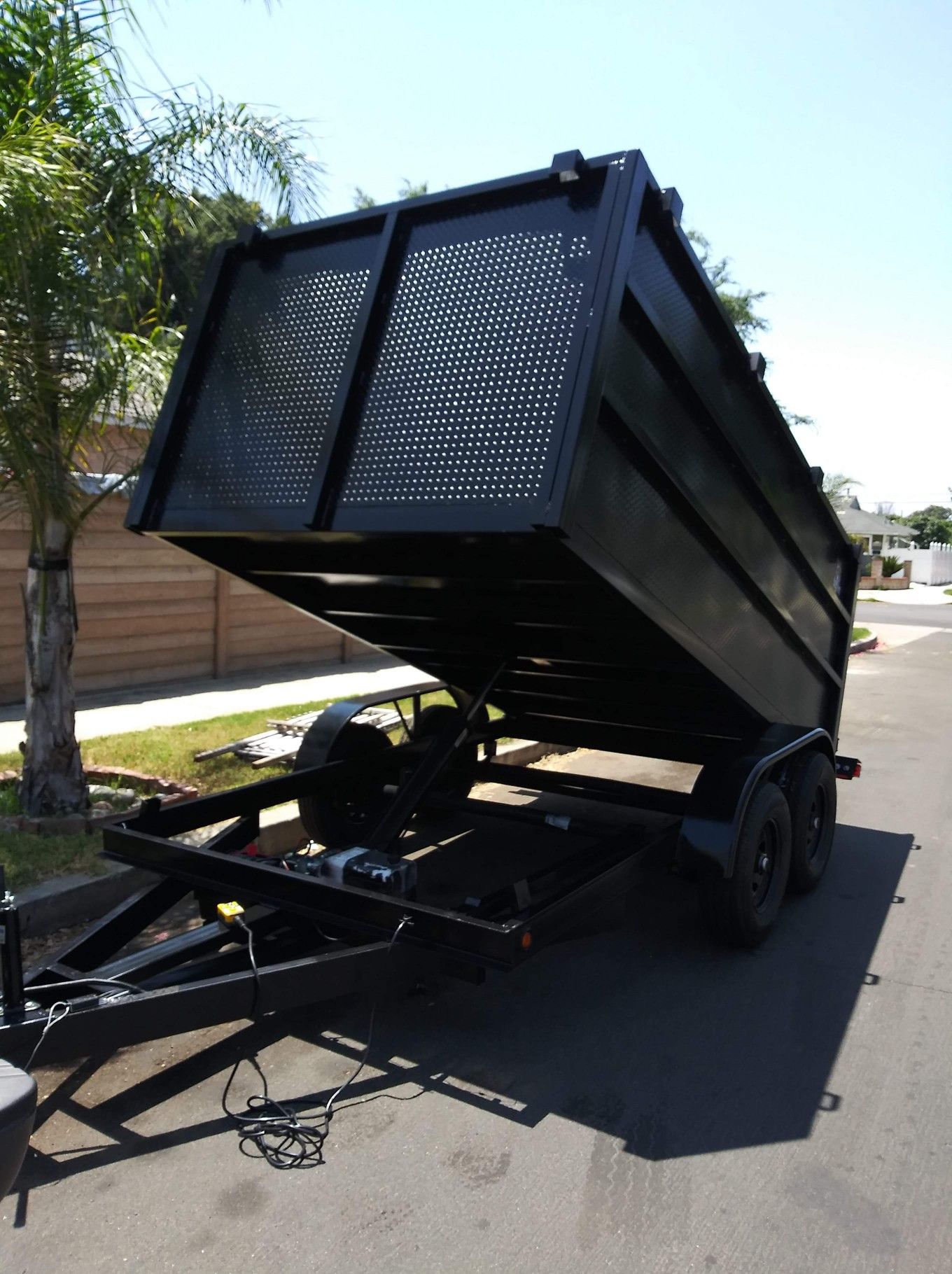 BRAND NEW DUMP TRAILER 8X12X4 HEAVY DUTY YOU CAN TEST IT BEFORE YOU TAKE IT WITH TITLE IN HAND,FOR ANY QUESTION TEXT ME ANY TIME