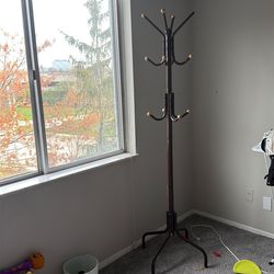 Metal coat rack