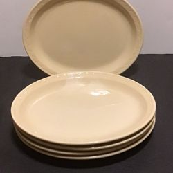 (5) Vintage Syracuse China 9.75in Restaurant Ware Dinner Plates