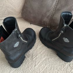 Harley Davison Boots Women’s Size 8 Worn Only 3 X