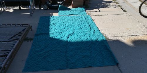 Area rug with door mat/ 83x60