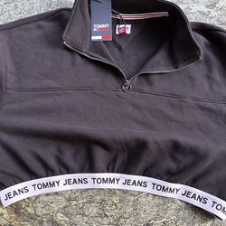 Tommy Hilfiger Women's Tjw Super Crop Logo Waistband Sweatshirt 2XL - NWT - K1