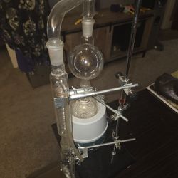 Oil Extraction Set Up For Marijuana And Essential Oils