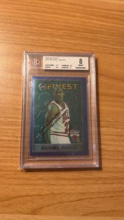 1995-96 Topps Finest - Michael Jordan #229 BGS 8