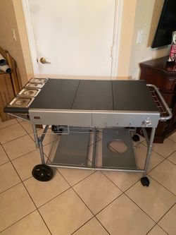 BBQ prep table