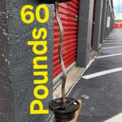 $100 Used Weight Plates 100POUNDS + used Curl Bar. Delivery fee