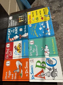 1985 - Dr Seuss (8) books hardcovers