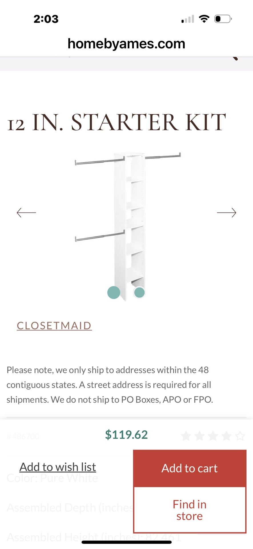 ClosetMaid SuiteSymphony Organization