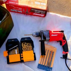 Reversable Hammer💪Drill, 1/2"/Heavy Duty Variable Speed