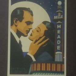 2010 Belle Meade Theatre Nashville Fall In Love At The Movies Collectible Postcard Post Card PC
