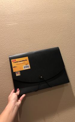 Staples 7 Pocket Expanding File 6 Subjects