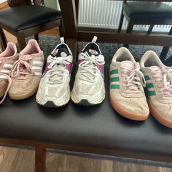 Girls Adidas X2 And Nikes 