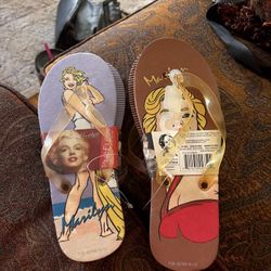 Marilyn Monroe Flip Flops