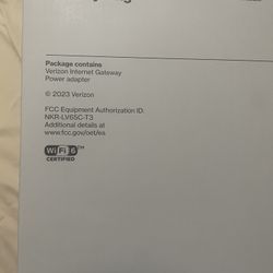 Verizon Gateway WiFi 